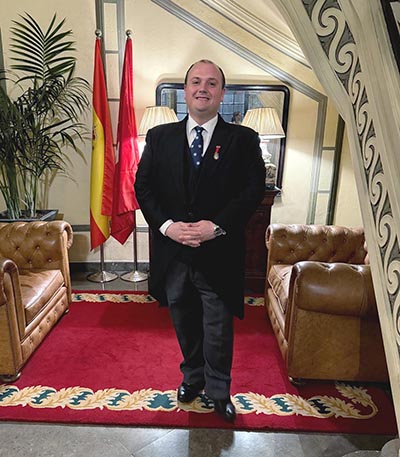 Dr. D. Eduardo Duque y Pindado, representante del Solar de Tejada..